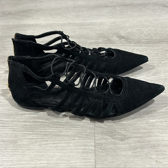 Michael kors • pointed toe lace up flats - Picture 3 of 11